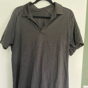 Lululemon Gray Athletic Polo